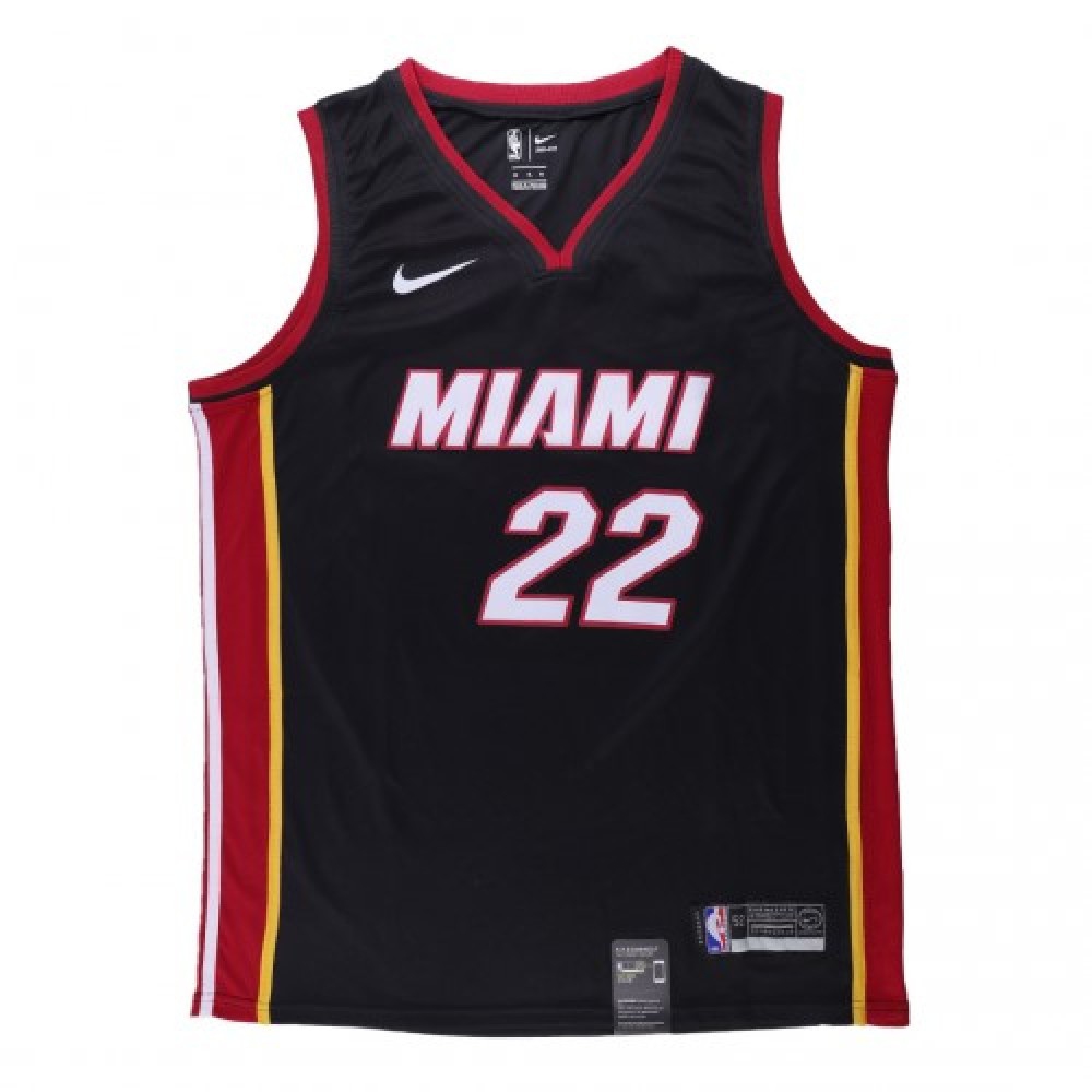 Men's Miami Heat Jimmy Butler #22 Black 2020/21 Swingman Jersey - Icon Edition-Pro Kit Vault | Brand New 26/27 Sports Jerseys